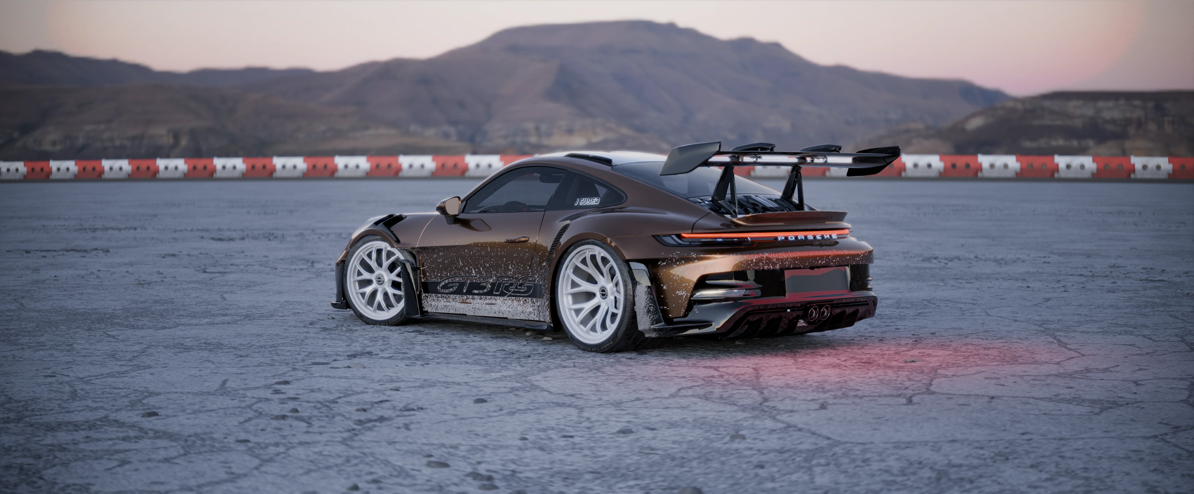 Corsa Forged Brown White GT3RS